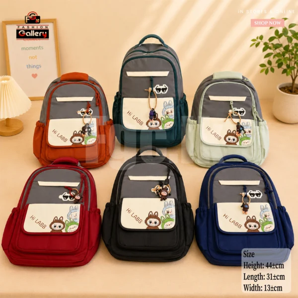 Cute Character School Backpack Collection