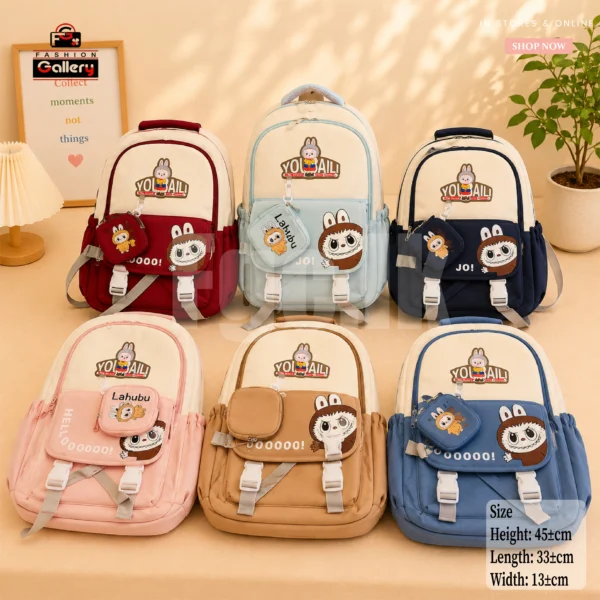 Cute Character School Backpack Collection
